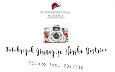 Prvo srečanje fotokrožka Gimnazije Ilirska Bistrica