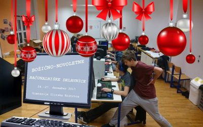 Božično-novoletne računalniške delavnice in LAN party na Gimnaziji Ilirska Bistrica