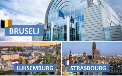 Strokovna ekskurzija v BRUSELJ, LUKSEMBURG, STRASBOURG, BRUGGE, COLMAR in RIQUEWIHR za zainteresirane dijake 2. A/IB, 3. A/IB in 3. R/IB