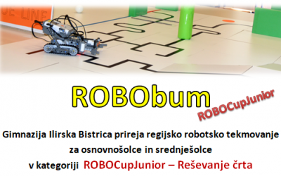 Regijsko robotsko tekmovanje  za osnovnošolce in srednješolce v kategoriji  ROBOCupJunior – Reševanje črta