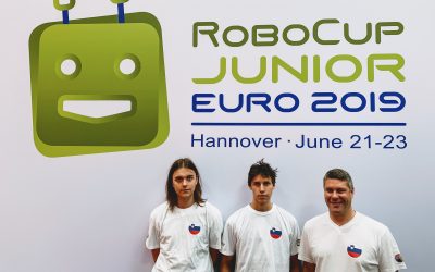 Ekipa Gimnazije Ilirska Bistrica na RoboCupJunior EURO 2019