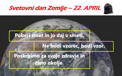 Svetovni dan Zemlje – 22. april