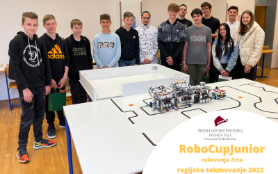 Regijsko tekmovanje RoboCupJunior 2022 za osnovne in srednje šole